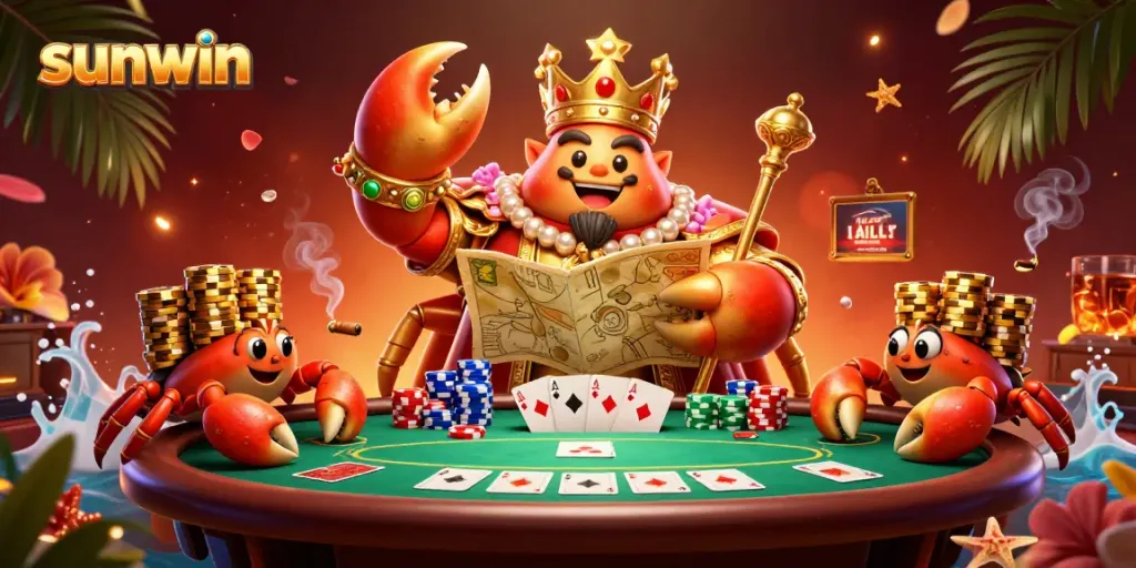 Experience high stakes at Sunwin with dynamic gaming elements and colorful characters.